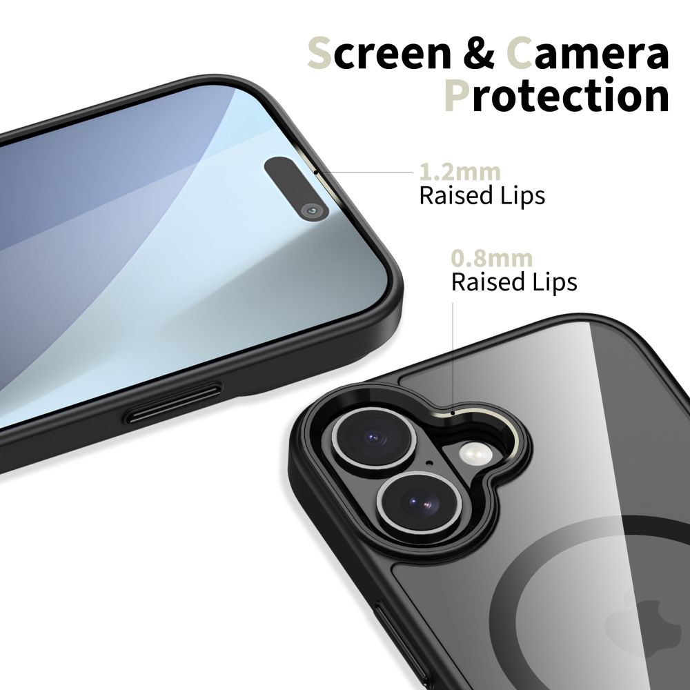 iTok webáruház - Tech-Protect Tech-Protect MagMat MagSafe tok iPhone 17-hez (fekete) 3 Tech-Protect MagMat MagSafe Case for iPhone 17 (fekete)