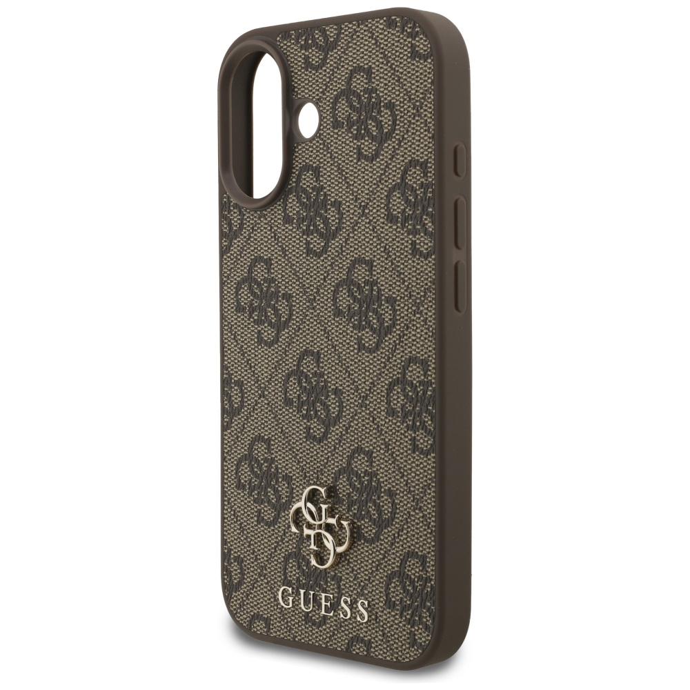 iTok webáruház - Guess Guess 4G Small Classic Logo MagSafe tok iPhone 17-hez (barna) 6 Guess 4G Small Classic Logo MagSafe Case for iPhone 17 (barna)