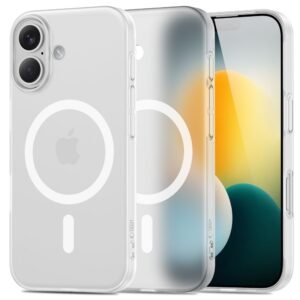 Tech-Protect MagSlim MagSafe tok iPhone 17 készülékhez (matt fehér)