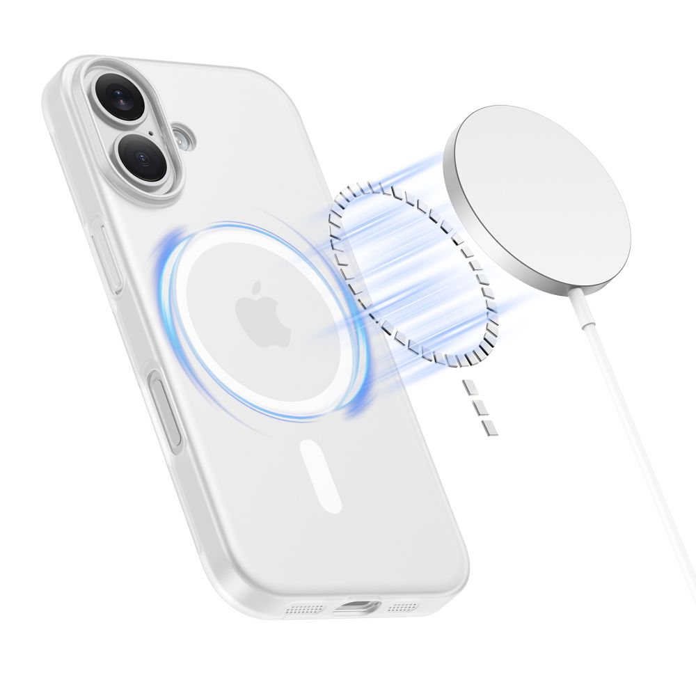 iTok webáruház - Tech-Protect Tech-Protect MagSlim MagSafe tok iPhone 17 készülékhez (matt fehér) 2 Tech-Protect MagSlim MagSafe case for iPhone 17 (matt fehér)