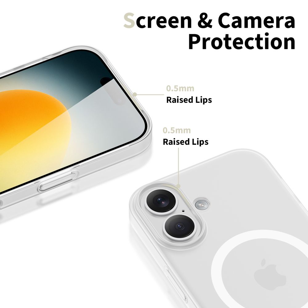 iTok webáruház - Tech-Protect Tech-Protect MagSlim MagSafe tok iPhone 17 készülékhez (matt fehér) 3 Tech-Protect MagSlim MagSafe case for iPhone 17 (matt fehér)