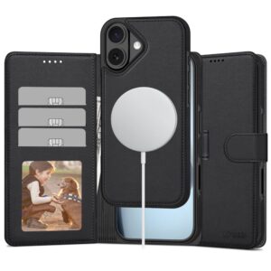 Tech-Protect Wallet MagSafe tok iPhone 17 készülékhez (matt fekete)