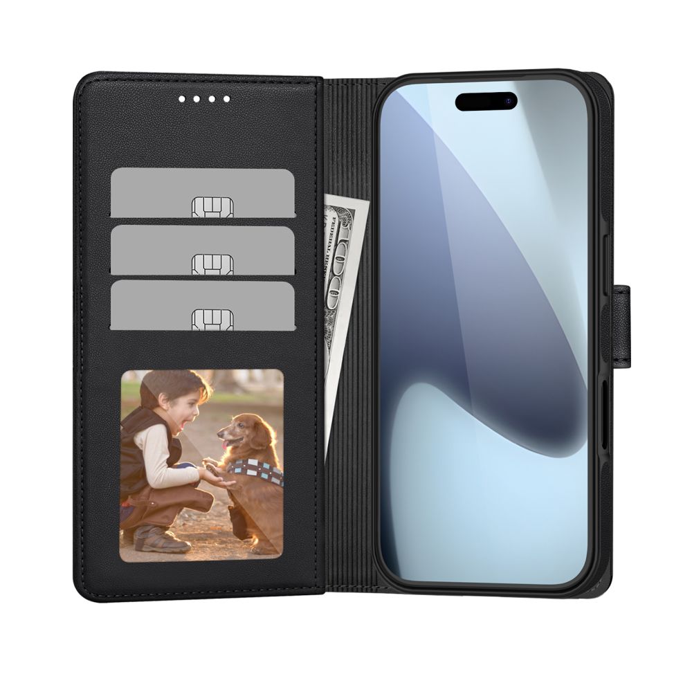 iTok webáruház - Tech-Protect Tech-Protect Wallet MagSafe tok iPhone 17 készülékhez (matt fekete) 2 Tech-Protect Wallet MagSafe Case for iPhone 17 (matt fekete)