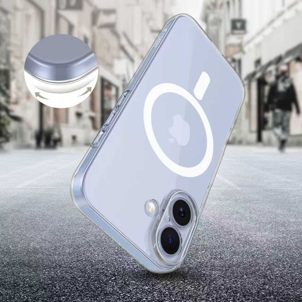 iTok webáruház - Tech-Protect Tech-Protect FlexAir MagSafe tok iPhone 17 készülékhez (átlátszó) 5 Tech-Protect FlexAir MagSafe Case for iPhone 17 (átlátszó)