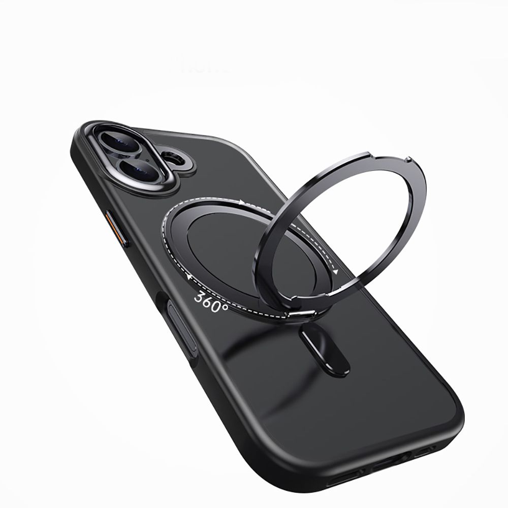 iTok webáruház - Tech-Protect Tech-Protect MagRing MagSafe tok iPhone 17-hez (matt fekete) 5 Tech-Protect MagRing MagSafe case for iPhone 17 (matt fekete)