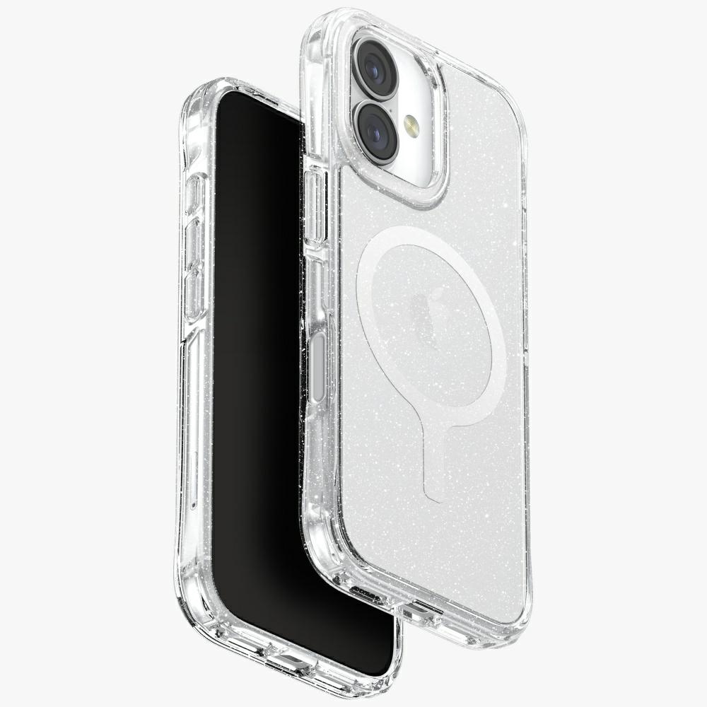 iTok webáruház - Uniq Uniq LifePro Xtreme Magclick tok iPhone 17-hez (átlátszó-csillámos) 1 Uniq LifePro Xtreme Magclick Charging Case for iPhone 17 (átlátszó-csillámos)