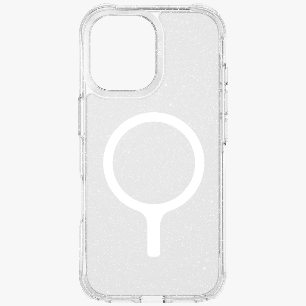 iTok webáruház - Uniq Uniq LifePro Xtreme Magclick tok iPhone 17-hez (átlátszó-csillámos) 5 Uniq LifePro Xtreme Magclick Charging Case for iPhone 17 (átlátszó-csillámos)