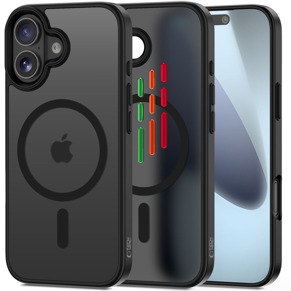 iTok webáruház - Tech-Protect Tech-Protect MagMat XT 4 részes MagSafe tok iPhone 17 készülékhez (matt fekete) 1 Tech-Protect MagMat XT 4-set MagSafe case for iPhone 17 (matt fekete)