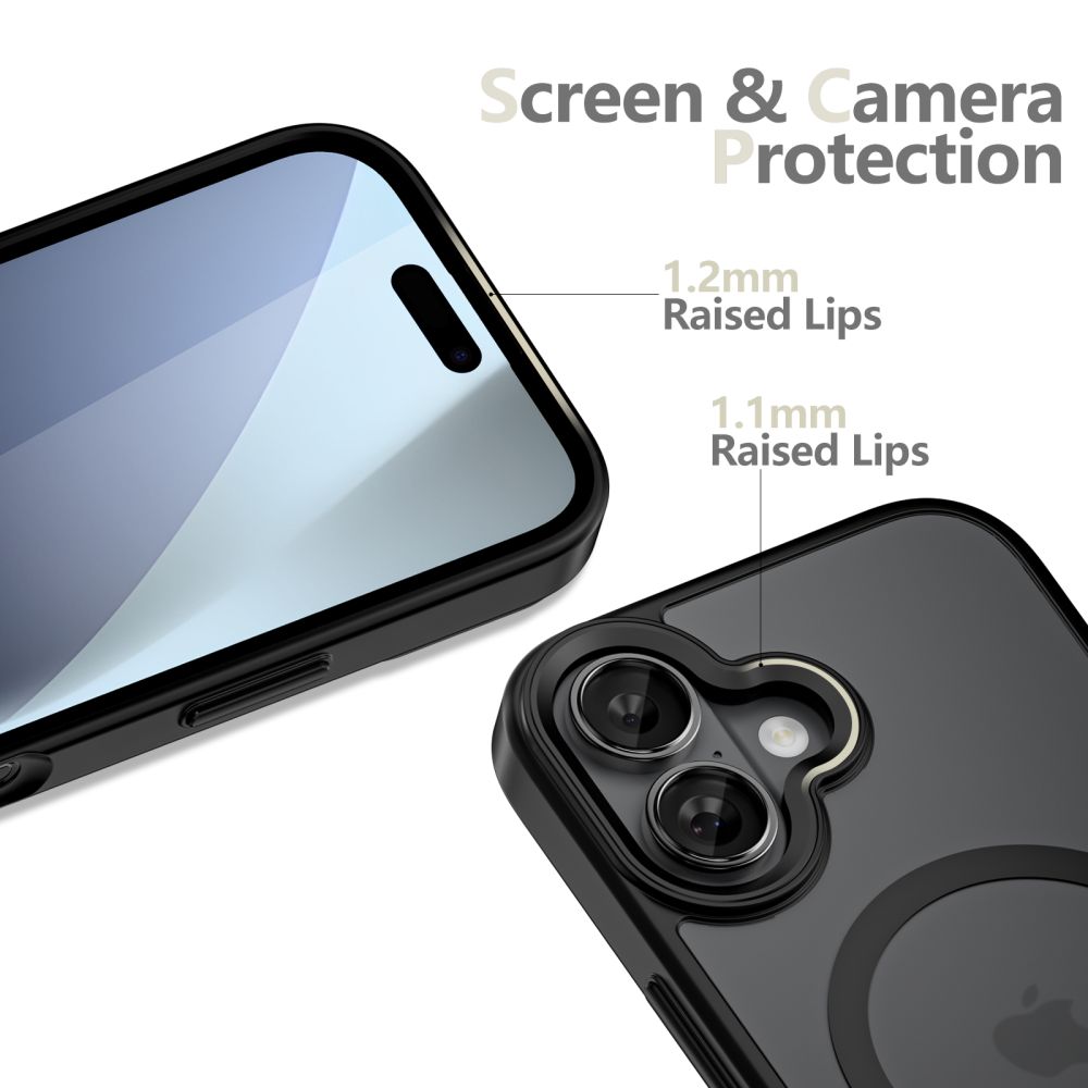 iTok webáruház - Tech-Protect Tech-Protect MagMat XT 4 részes MagSafe tok iPhone 17 készülékhez (matt fekete) 3 Tech-Protect MagMat XT 4-set MagSafe case for iPhone 17 (matt fekete)