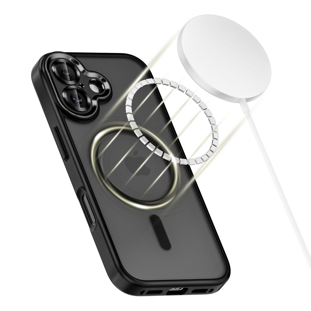 iTok webáruház - Tech-Protect Tech-Protect MagCam MagSafe tok iPhone 17 készülékhez (matt fekete) 3 Tech-Protect MagCam MagSafe Case for iPhone 17 (matt fekete)