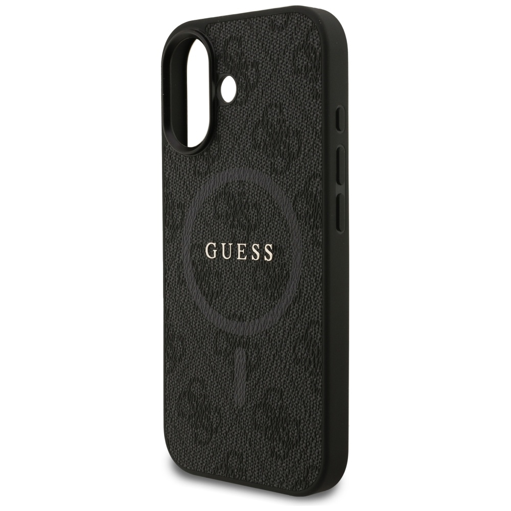 iTok webáruház - Guess Guess 4G Ring Classic Logo MagSafe tok iPhone 17-hez (fekete) 6 Guess 4G Ring Classic Logo MagSafe case for iPhone 17 (fekete)