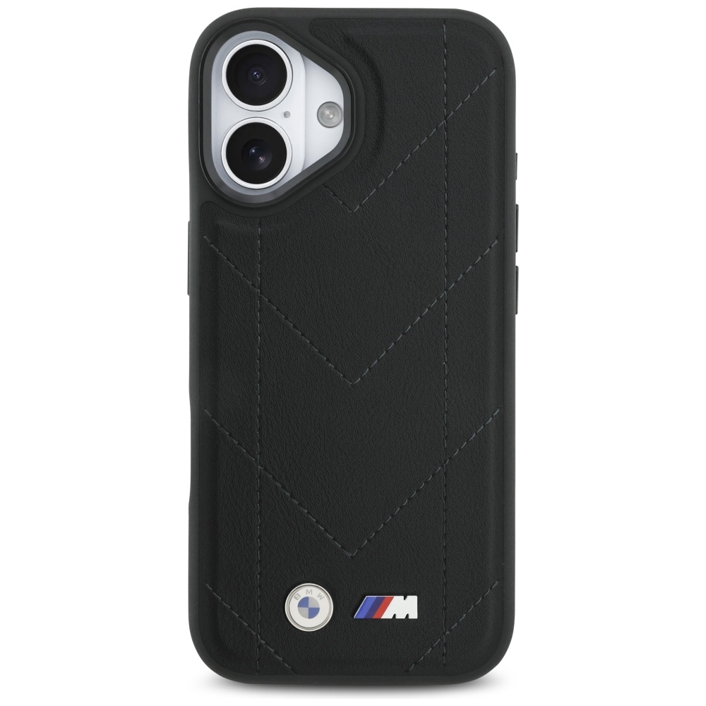 iTok webáruház - BMW BMW M Quilted Logo MagSafe tok iPhone 17-hez (fekete) 3 BMW M Quilted Logo MagSafe iPhone 17 Case (fekete)