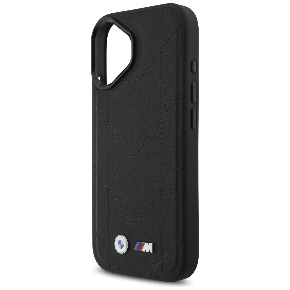 iTok webáruház - BMW BMW M Quilted Logo MagSafe tok iPhone 17-hez (fekete) 6 BMW M Quilted Logo MagSafe iPhone 17 Case (fekete)