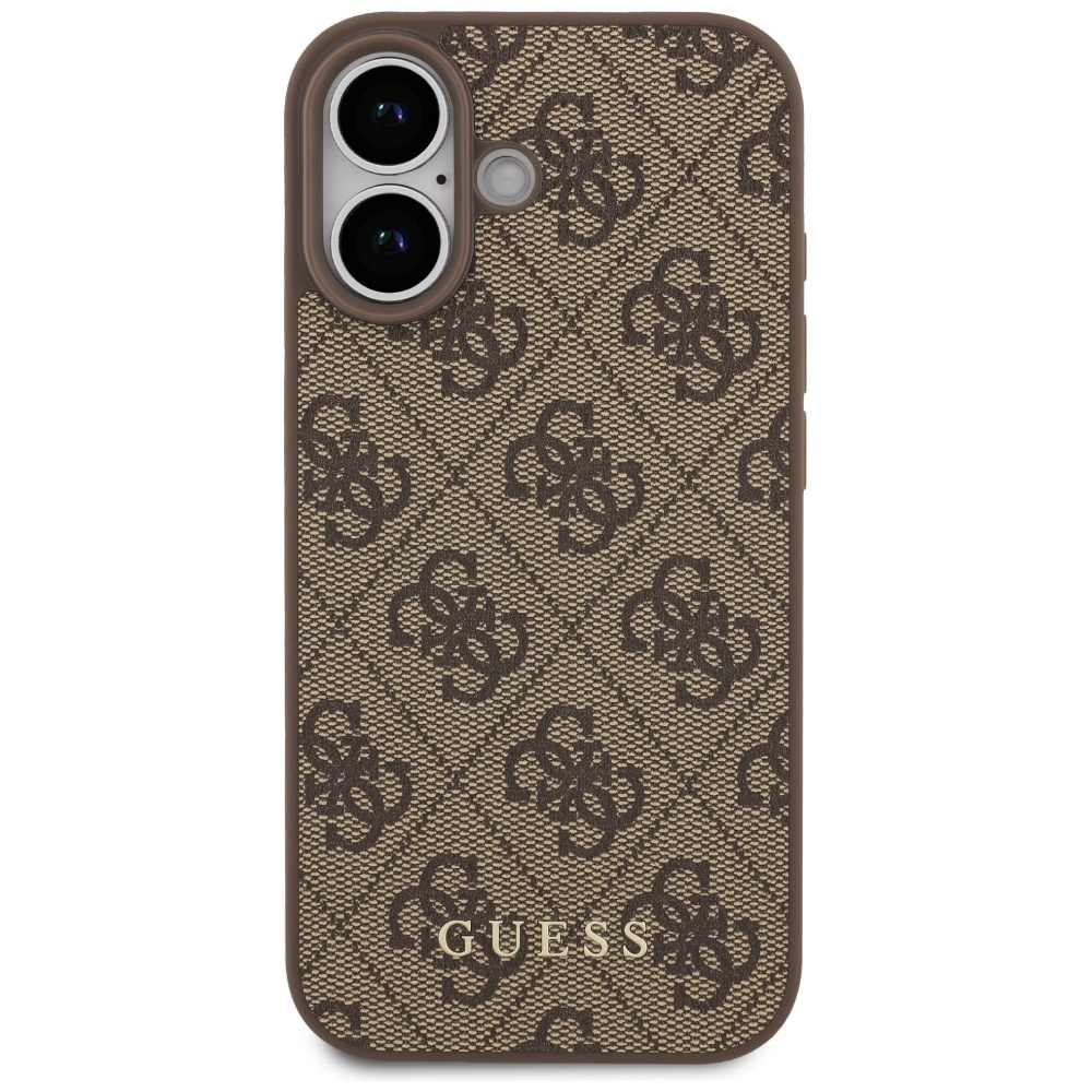 iTok webáruház - Guess Guess 4G Classic tok iPhone 17-hez (barna) 3 Guess 4G Classic Case for iPhone 17 (barna)