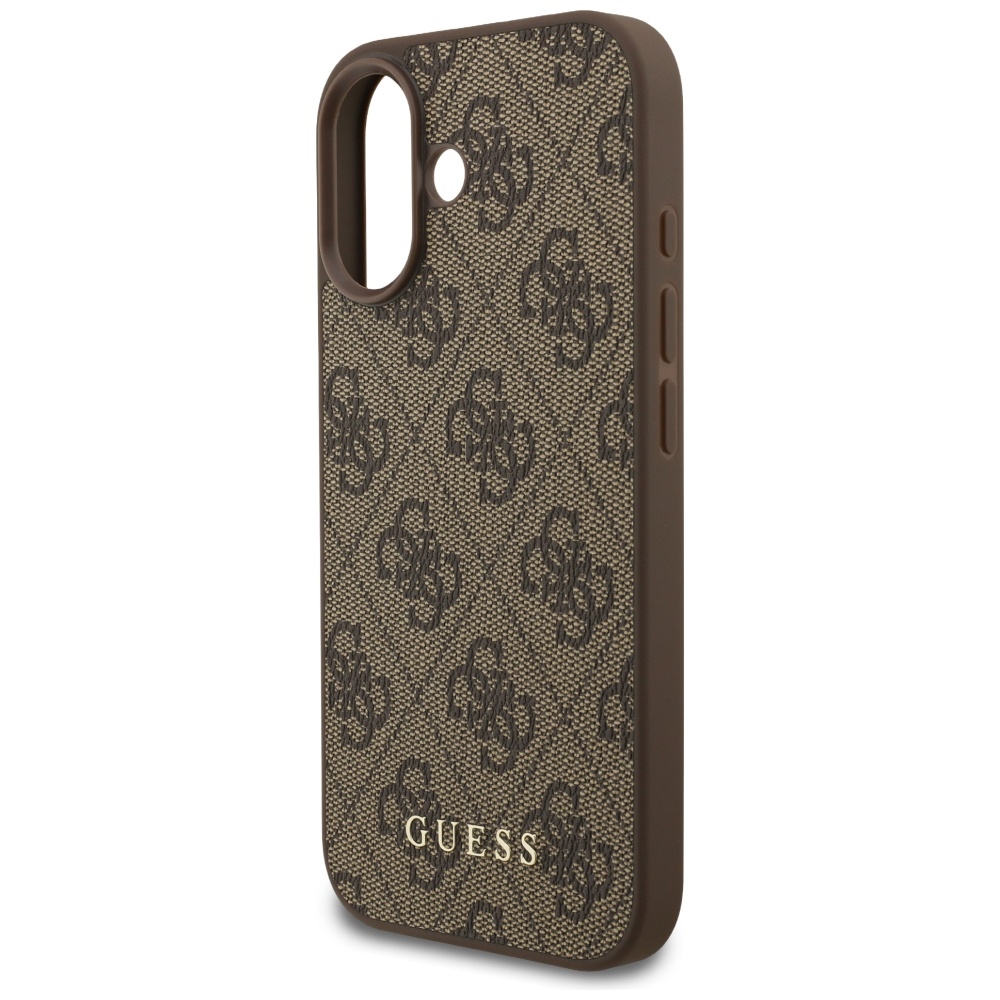 iTok webáruház - Guess Guess 4G Classic tok iPhone 17-hez (barna) 6 Guess 4G Classic Case for iPhone 17 (barna)