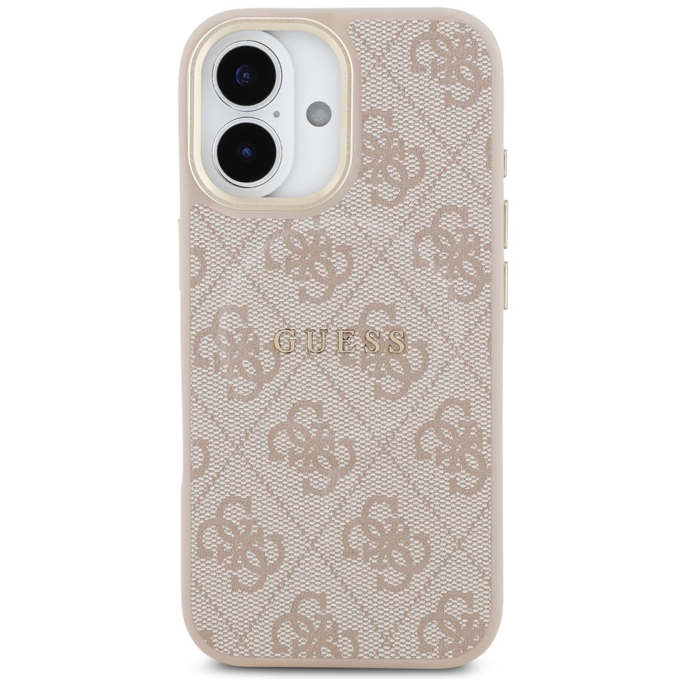 iTok webáruház - Guess Guess 4G PU Classic Logo MagSafe tok iPhone 17-hez (rózsaszín) 3 Guess 4G PU Classic Logo MagSafe Case for iPhone 17 (rózsaszín)