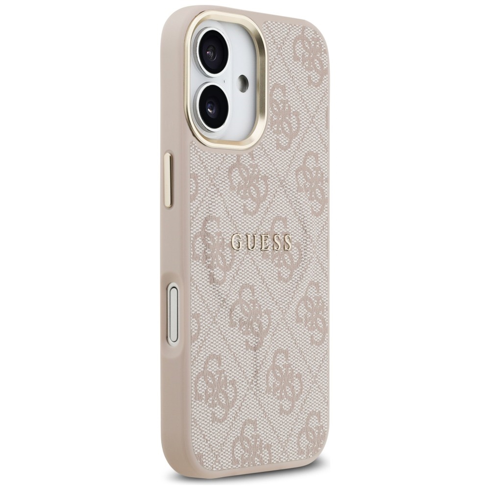 iTok webáruház - Guess Guess 4G PU Classic Logo MagSafe tok iPhone 17-hez (rózsaszín) 4 Guess 4G PU Classic Logo MagSafe Case for iPhone 17 (rózsaszín)