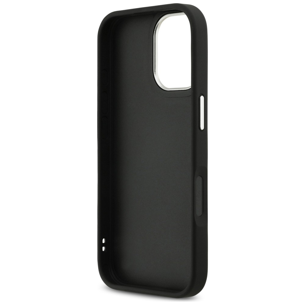 iTok webáruház - Guess Guess Grained Big 4G Classic Logo tok iPhone 17-hez (fekete) 7 Guess Grained Big 4G Classic Logo case for iPhone 17 (fekete)