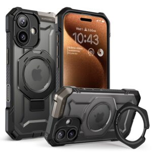 Supcase UB Grip Mag MagSafe tok iPhone 17-hez (fekete)