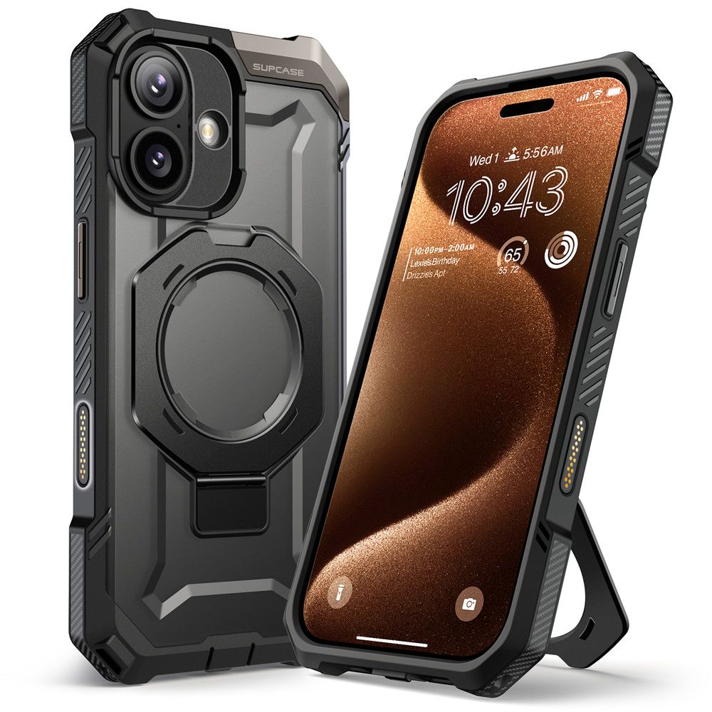 iTok webáruház - Supcase Supcase UB Grip Mag MagSafe tok iPhone 17-hez (fekete) 2 Supcase UB Grip Mag MagSafe Case for iPhone 17 (fekete)