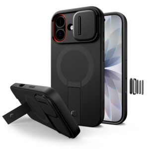Tech-Protect Kevlar Aura MagSafe tok iPhone 17-hez (fekete)