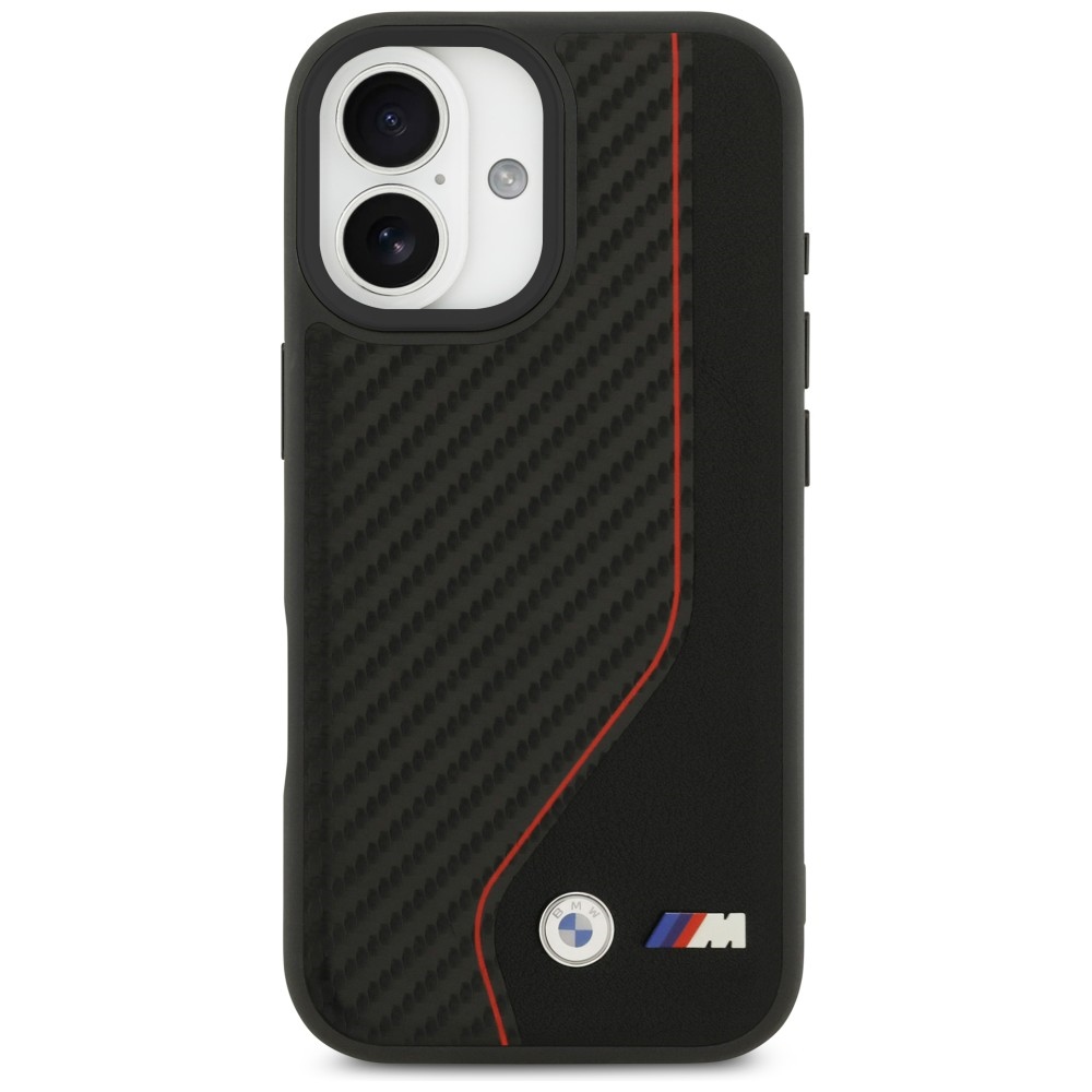 iTok webáruház - BMW BMW M Carbon Line & Logo MagSafe tok iPhone 17-hez – piros (piros) 3 BMW M Carbon Line & Logo MagSafe Case for iPhone 17 (piros)