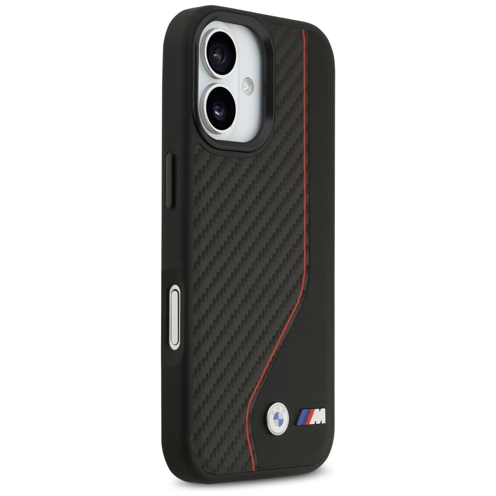 iTok webáruház - BMW BMW M Carbon Line & Logo MagSafe tok iPhone 17-hez – piros (piros) 4 BMW M Carbon Line & Logo MagSafe Case for iPhone 17 (piros)