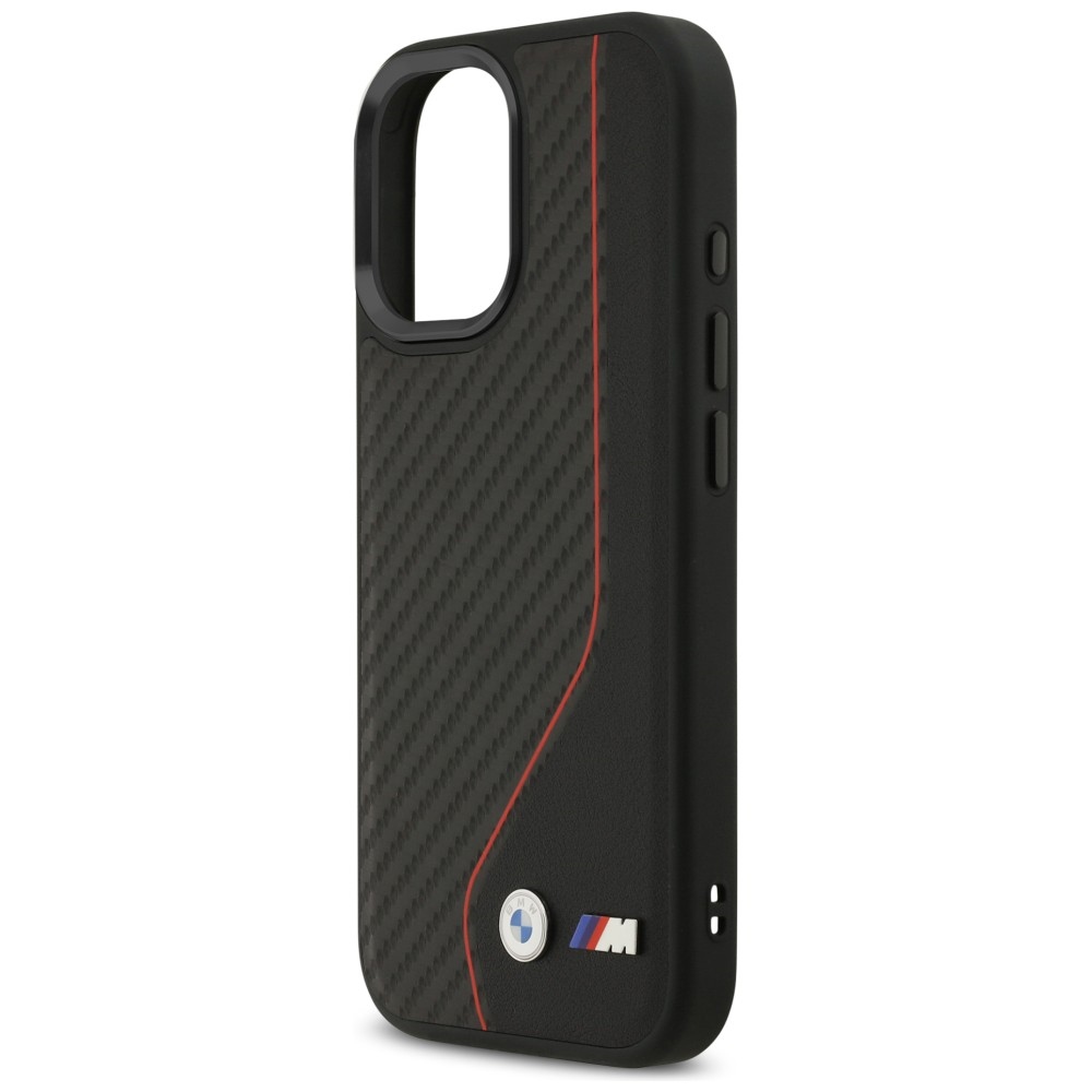 iTok webáruház - BMW BMW M Carbon Line & Logo MagSafe tok iPhone 17-hez – piros (piros) 6 BMW M Carbon Line & Logo MagSafe Case for iPhone 17 (piros)