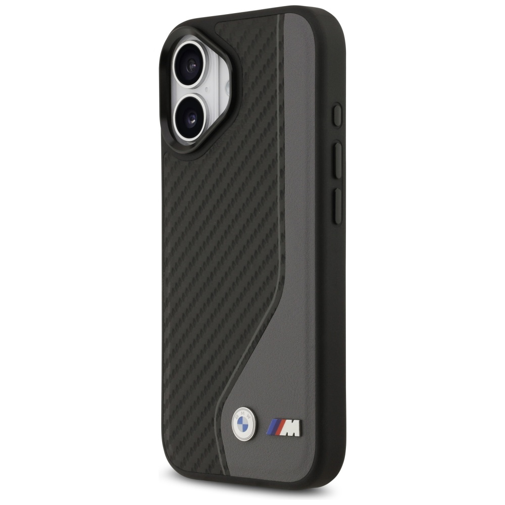 iTok webáruház - BMW BMW M Carbon Logo MagSafe tok iPhone 17-hez (fekete és szürke) 2 BMW M Carbon Logo MagSafe Case for iPhone 17 (fekete és szürke)