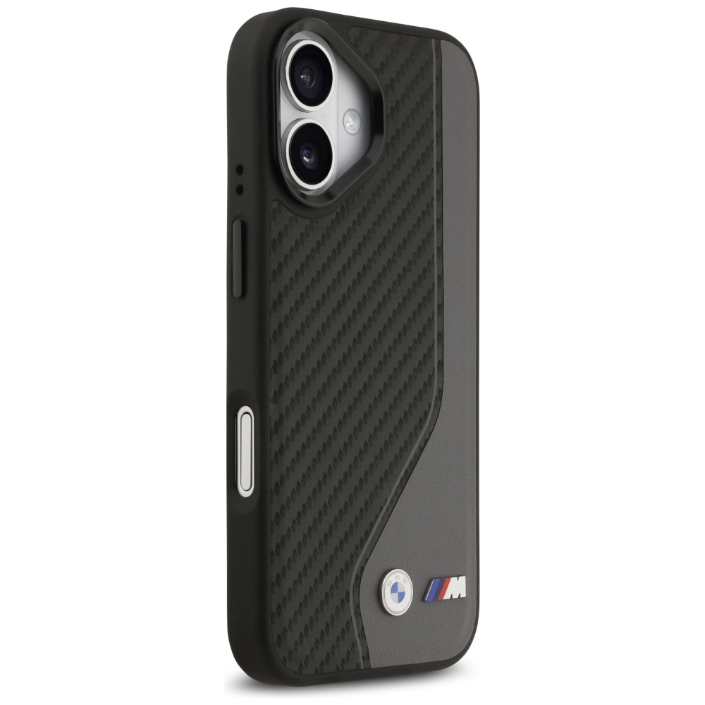 iTok webáruház - BMW BMW M Carbon Logo MagSafe tok iPhone 17-hez (fekete és szürke) 4 BMW M Carbon Logo MagSafe Case for iPhone 17 (fekete és szürke)