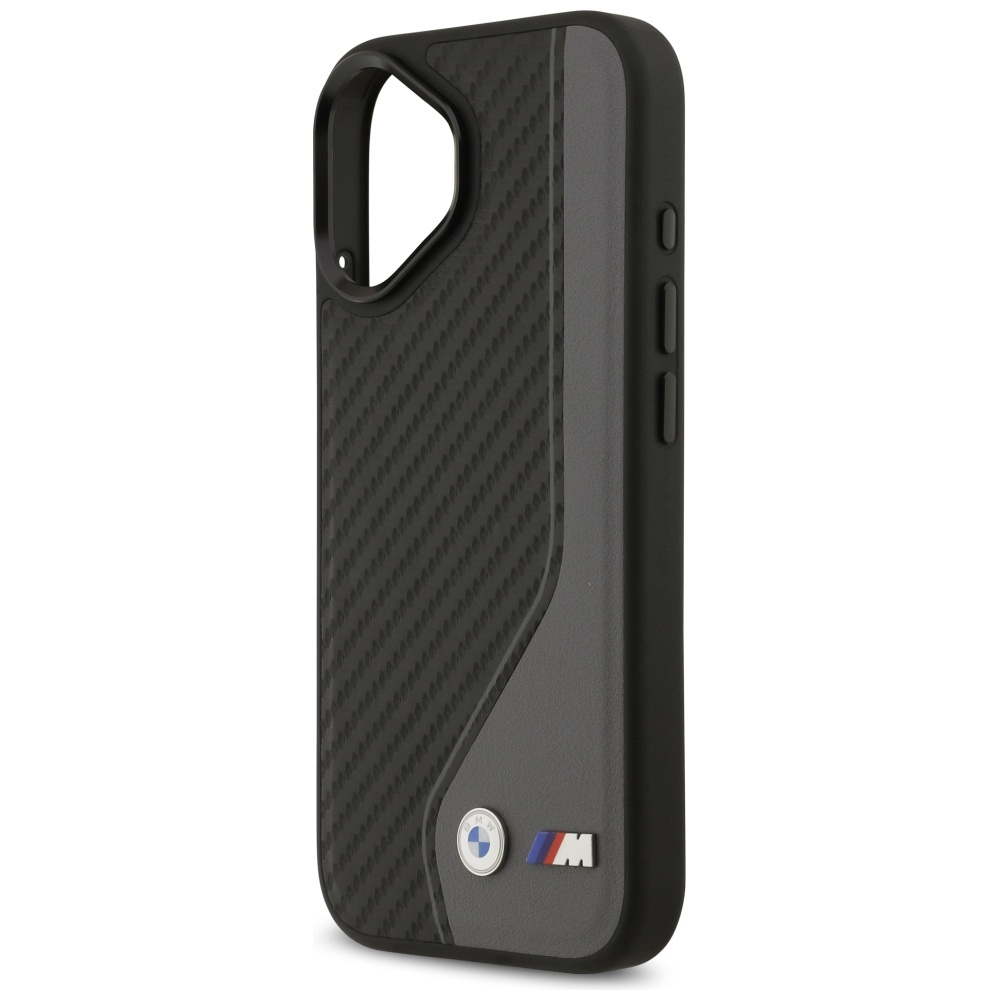 iTok webáruház - BMW BMW M Carbon Logo MagSafe tok iPhone 17-hez (fekete és szürke) 6 BMW M Carbon Logo MagSafe Case for iPhone 17 (fekete és szürke)