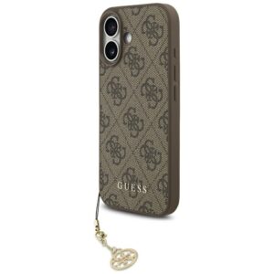 Guess 4G Charms Collection MagSafe tok iPhone 17-hez (barna)