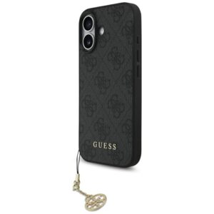 Guess 4G Charms Collection MagSafe tok iPhone 17-hez (fekete)