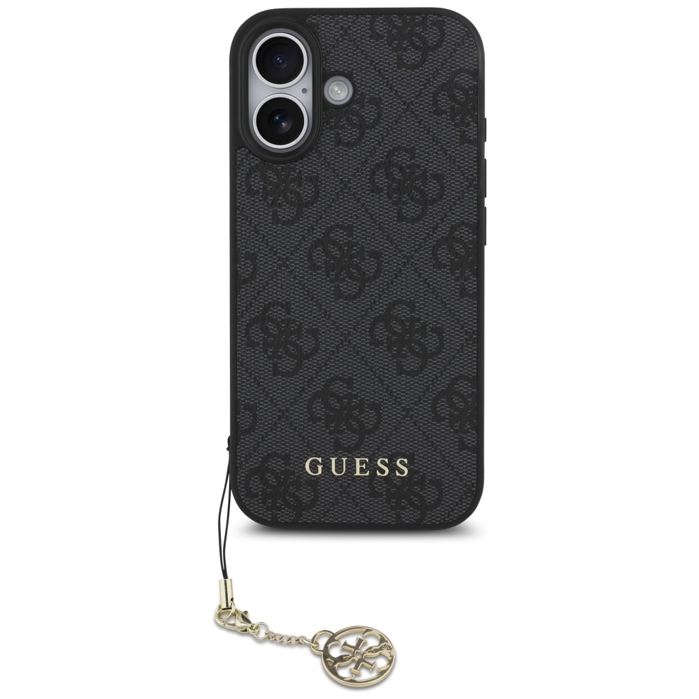iTok webáruház - Guess Guess 4G Charms Collection MagSafe tok iPhone 17-hez (fekete) 2 Guess 4G Charms Collection MagSafe case for iPhone 17 (fekete)