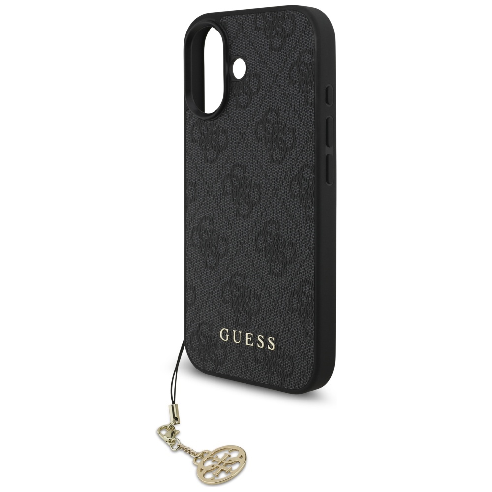 iTok webáruház - Guess Guess 4G Charms Collection MagSafe tok iPhone 17-hez (fekete) 5 Guess 4G Charms Collection MagSafe case for iPhone 17 (fekete)