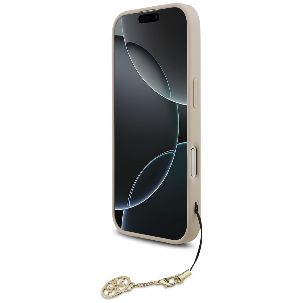 iTok webáruház - Guess Guess 4G Charms Collection MagSafe tok iPhone 17 készülékhez (rózsaszín) 4 Guess 4G Charms Collection MagSafe Case for iPhone 17 (rózsaszín)