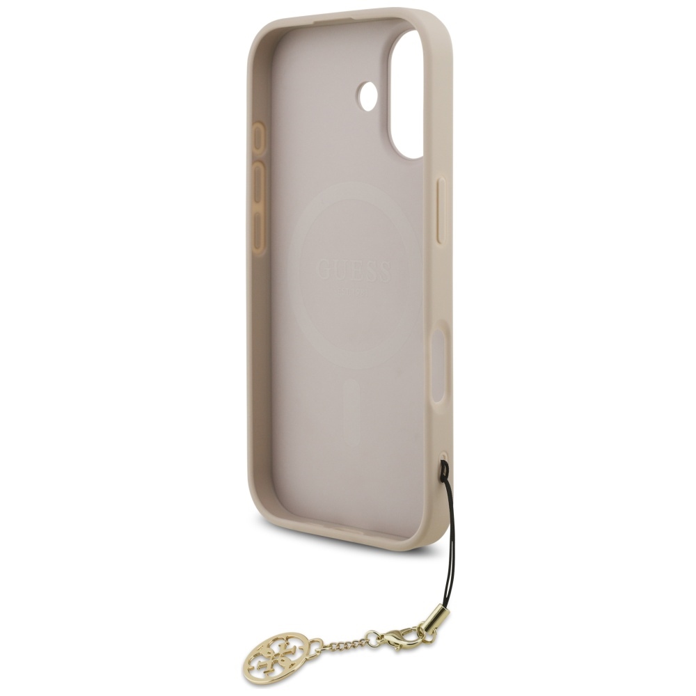 iTok webáruház - Guess Guess 4G Charms Collection MagSafe tok iPhone 17 készülékhez (rózsaszín) 6 Guess 4G Charms Collection MagSafe Case for iPhone 17 (rózsaszín)