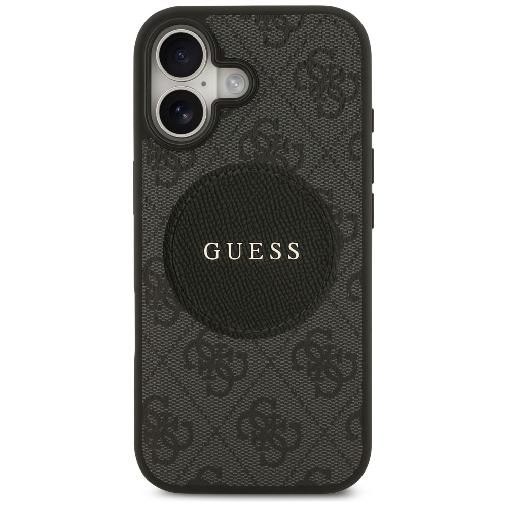 iTok webáruház - Guess Guess 4G Circle Classic Logo MagSafe tok iPhone 17-hez (fekete) 3 Guess 4G Circle Classic Logo MagSafe case for iPhone 17 (fekete)