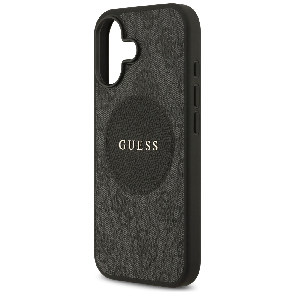 iTok webáruház - Guess Guess 4G Circle Classic Logo MagSafe tok iPhone 17-hez (fekete) 6 Guess 4G Circle Classic Logo MagSafe case for iPhone 17 (fekete)