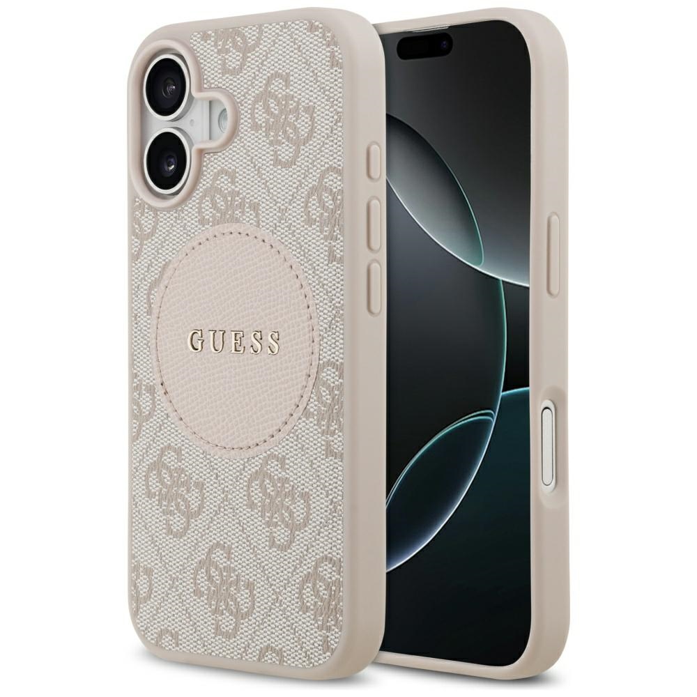 iTok webáruház - Guess Guess 4G Circle Classic Logo MagSafe tok iPhone 17 készülékhez (rózsaszín) 1 Guess 4G Circle Classic Logo MagSafe Case for iPhone 17 (rózsaszín)