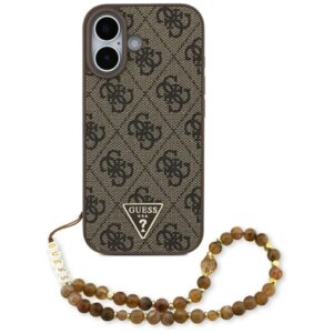 Guess 4G Strap Triangle Logo MagSafe tok iPhone 17-hez (barna)