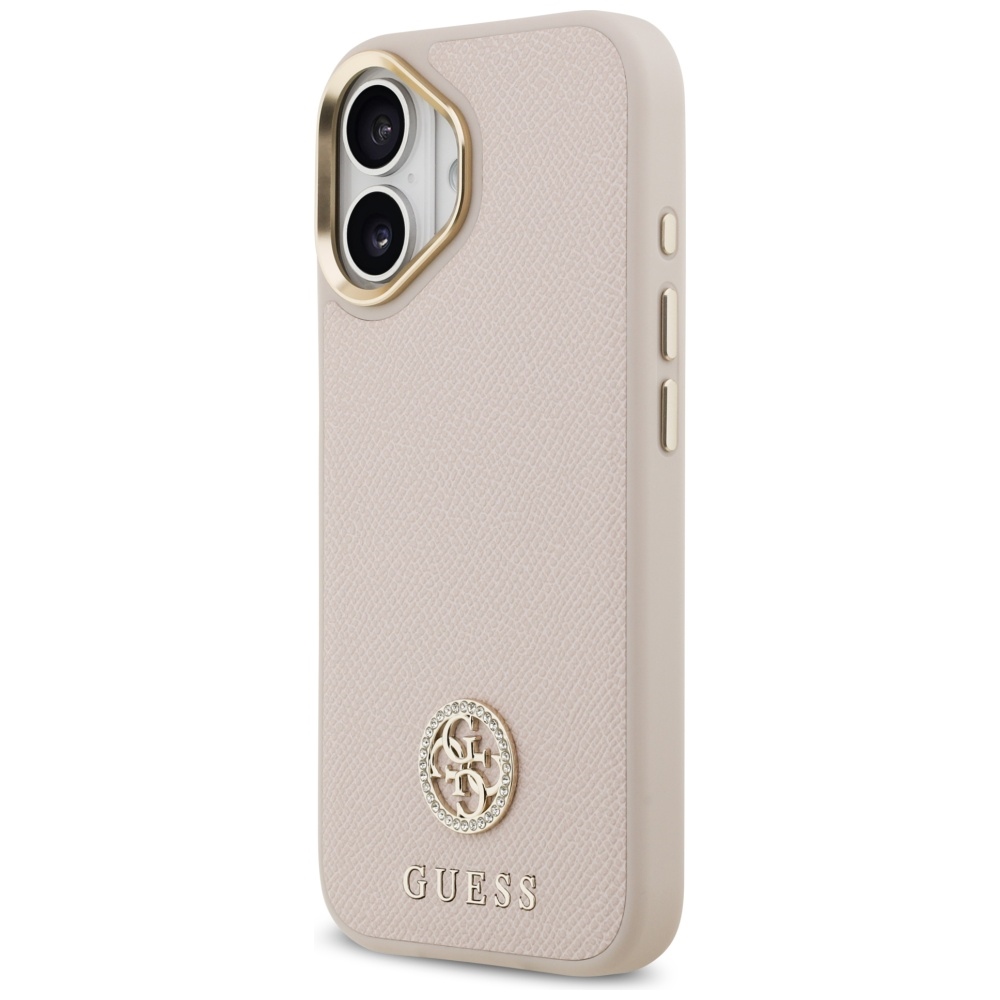 iTok webáruház - Guess Guess Grained Strass Logo MagSafe tok iPhone 17 (rózsaszín) 2 Guess Grained Strass Logo MagSafe case for iPhone 17 (rózsaszín)