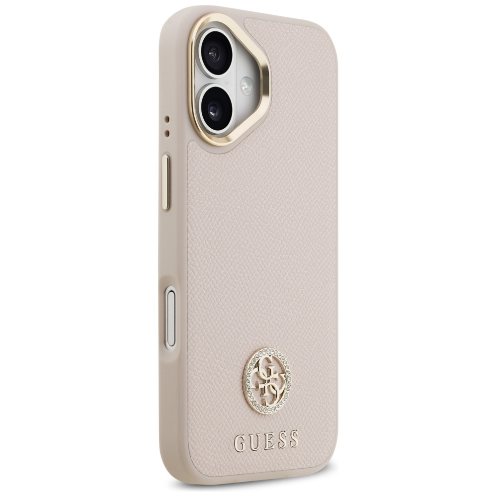 iTok webáruház - Guess Guess Grained Strass Logo MagSafe tok iPhone 17 (rózsaszín) 4 Guess Grained Strass Logo MagSafe case for iPhone 17 (rózsaszín)