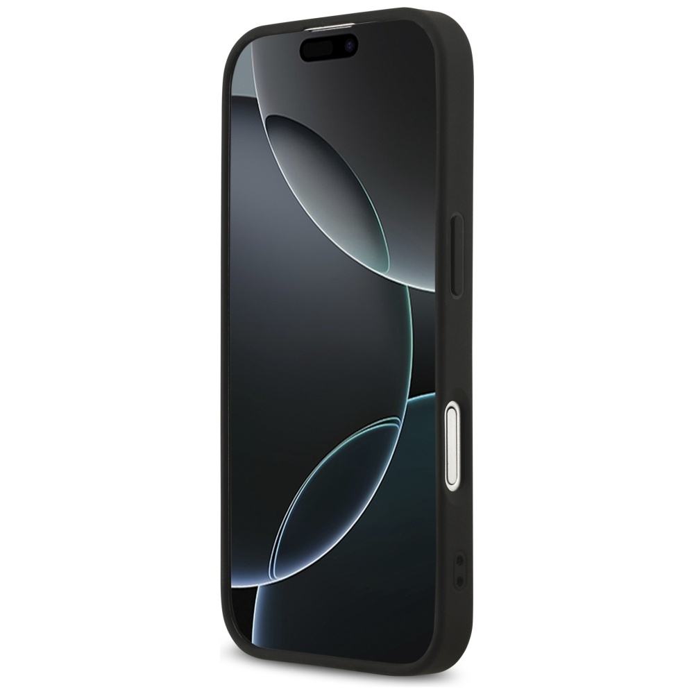 iTok webáruház - Guess Guess Saffiano Classic Logo MagSafe tok iPhone 17-hez (fekete) 5 Guess Saffiano Classic Logo MagSafe case for iPhone 17 (fekete)