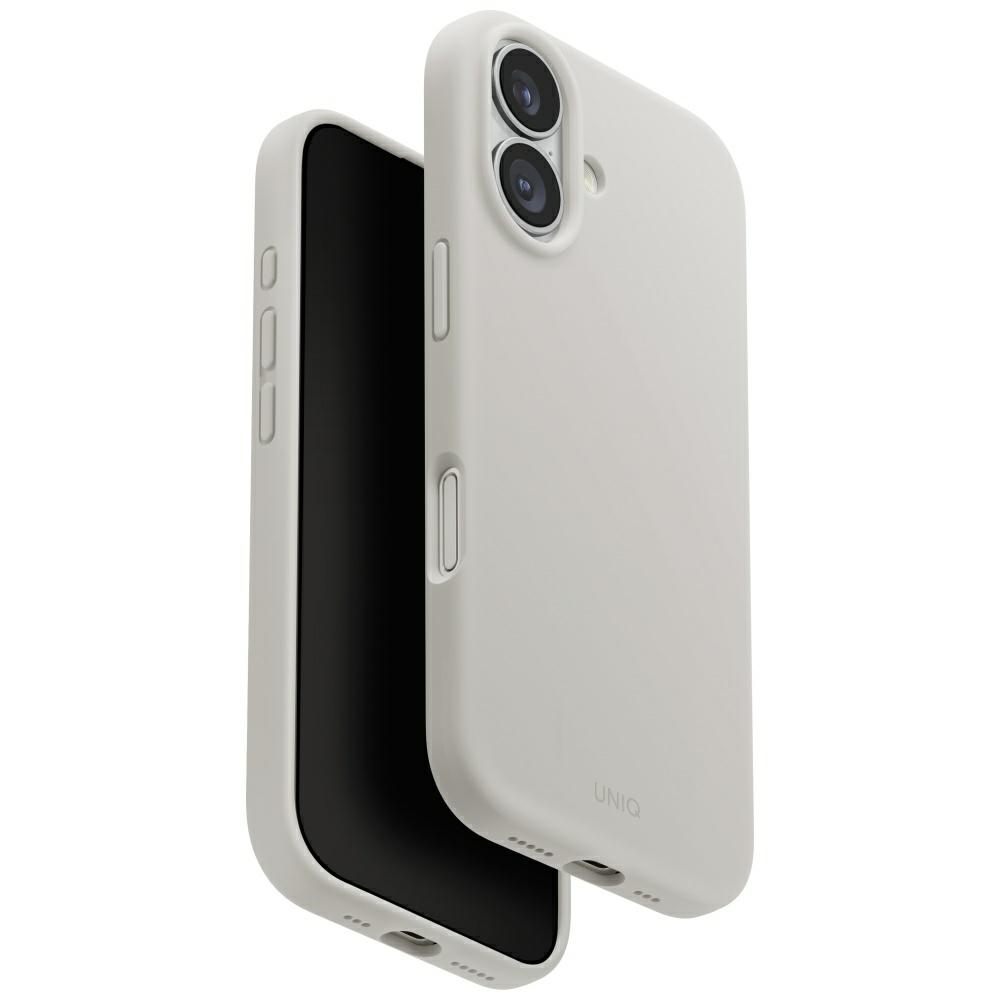 iTok webáruház - Uniq Uniq Lino iPhone 17 Magclick tok (szürke) 1 Uniq Lino iPhone 17 Magclick Charging Case (szürke)