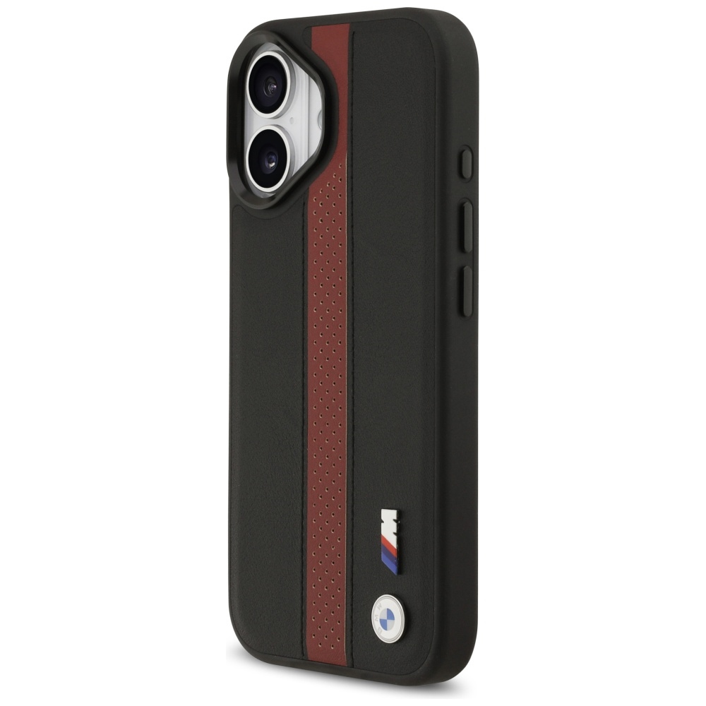 iTok webáruház - BMW BMW M Perforated Stripe Logo MagSafe tok iPhone 17-hez (piros) 2 BMW M Perforated Stripe Logo MagSafe Case for iPhone 17 (piros)