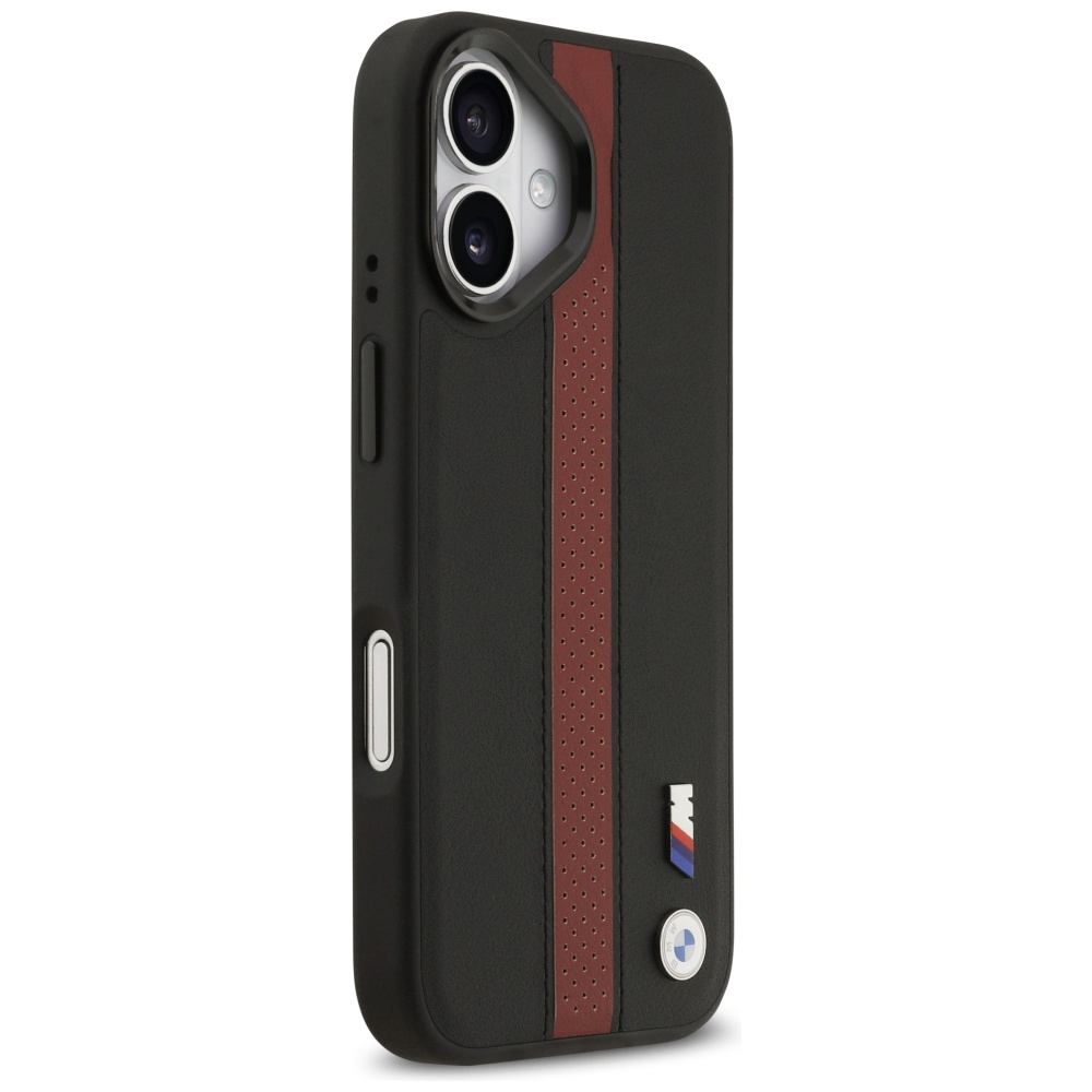 iTok webáruház - BMW BMW M Perforated Stripe Logo MagSafe tok iPhone 17-hez (piros) 4 BMW M Perforated Stripe Logo MagSafe Case for iPhone 17 (piros)