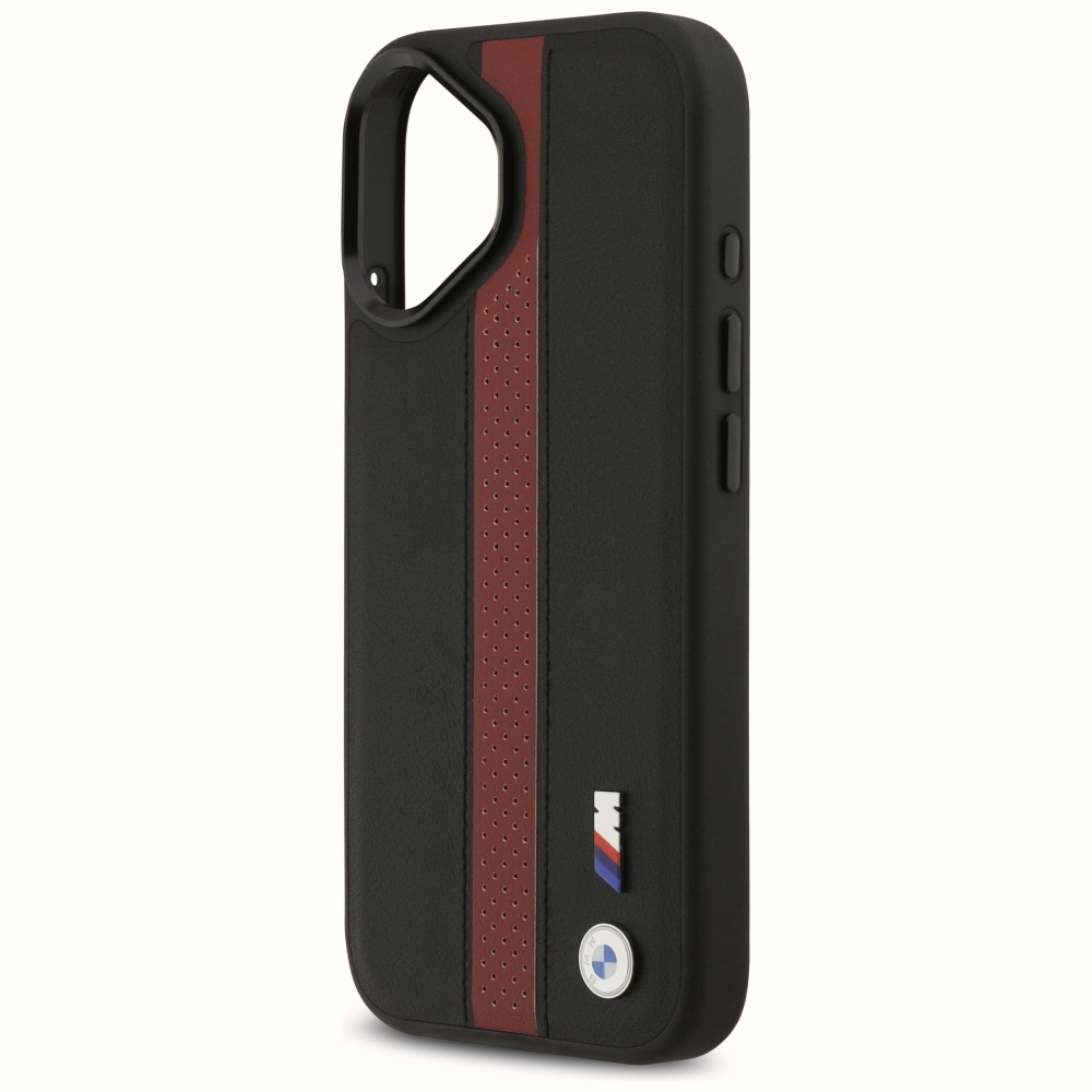iTok webáruház - BMW BMW M Perforated Stripe Logo MagSafe tok iPhone 17-hez (piros) 6 BMW M Perforated Stripe Logo MagSafe Case for iPhone 17 (piros)