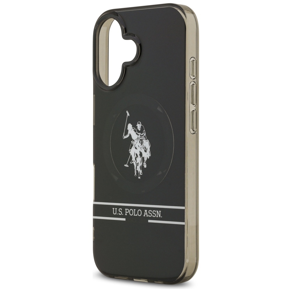 iTok webáruház - US Polo DH and Bottom Stripe Logo MagSafe iPhone 17 tok (fekete) 6 US Polo DH and Bottom Stripe Logo MagSafe iPhone 17 Case (fekete)