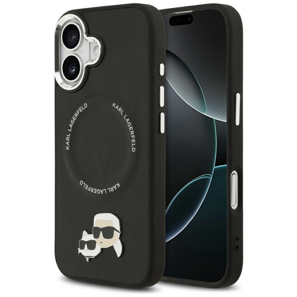 iTok webáruház - Karl Lagerfeld Karl Lagerfeld Karl & Choupette Pins MagSafe Case for iPhone 17 (fekete) 1 Karl Lagerfeld Karl & Choupette Pins MagSafe Case for iPhone 17 (fekete)